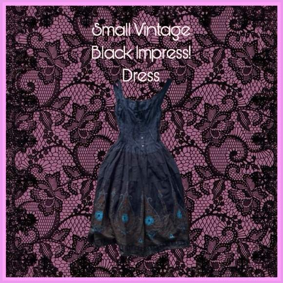 Impress! Dresses & Skirts - Vintage Black Impress! Dress